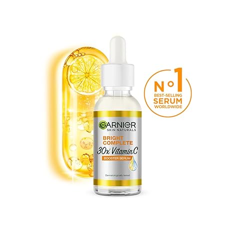51cIUEuAp9L._SX466_ Garnier Bright Complete VITAMIN C Booster Face Serum, 30ml