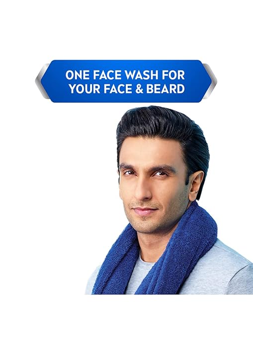 61Puyo3kCCL._SY679_ Nivea Men Deep Impact Intense Clean Face and Beard Wash - Black Carbon, 100 ml (3.3 oz)