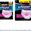 710h+CNGC1L._AC_SX679_ CONFETTIWOW Whisper Bindazzz Night Period Panty|6 M-L Panties