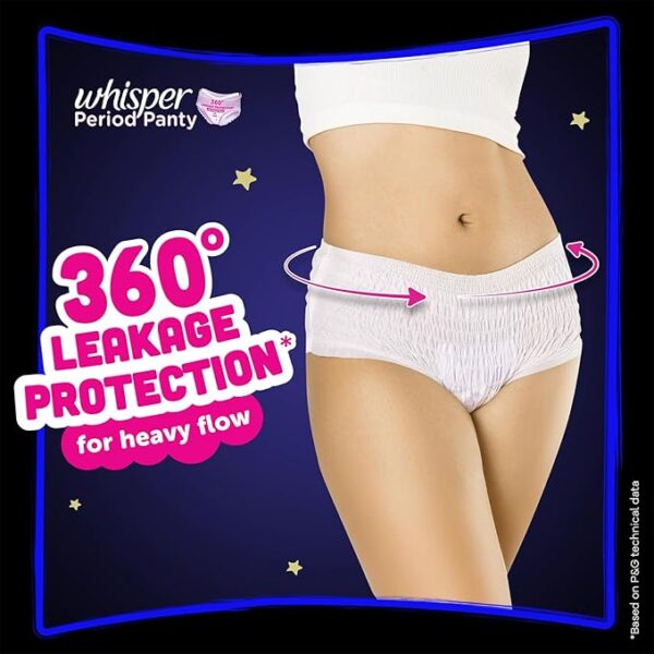 71oqGU6jwTL._AC_SX679_ CONFETTIWOW Whisper Bindazzz Night Period Panty|6 M-L Panties