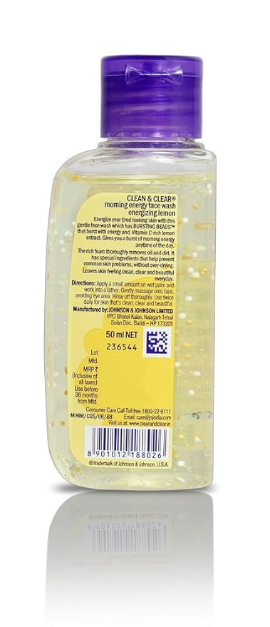 Clean & Clear Morning Energy Lemon Face Wash, 100Ml