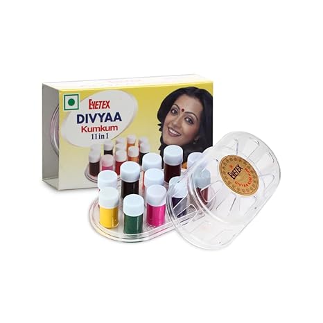 51jTx7Roh+L._SX466_ Eyetex Divyaa Liquid Kumkum Bindi Kit (11 Colors x 1.5g Each)
