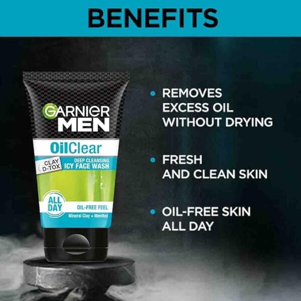 610Jcu1qMHL._AC_SX679_ Garnier Men Oil Clear Face Wash, 100G 100Gm