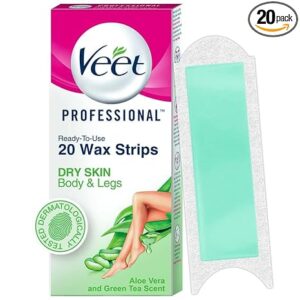 616RU0c3kKL._SX466_PIbundle-20,TopRight,0,0_AA466SH20_ Veet Full Body Waxing Kit for Dry Skin (20 Wax Strips)