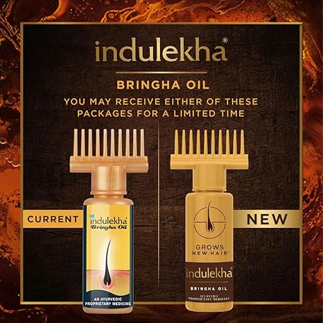 Indulekha Bringha Hair Oil Selfie Bottle, 100Ml