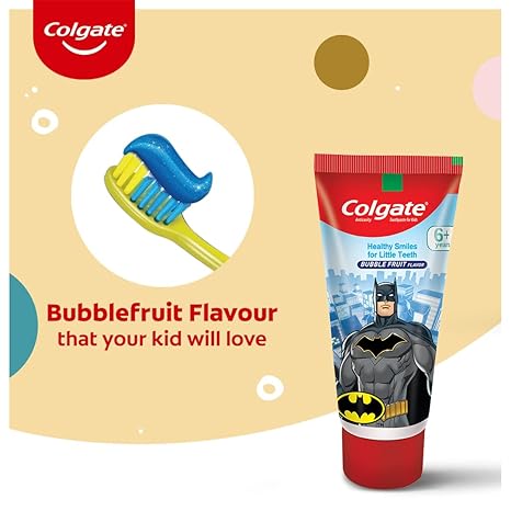 61AlBgdvS-L._SX466_ Colgate Kids Batman Glow in the Dark Toothpaste (80g)