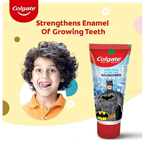61EOnNLCX4L._SX466_ Colgate Kids Batman Glow in the Dark Toothpaste (80g)