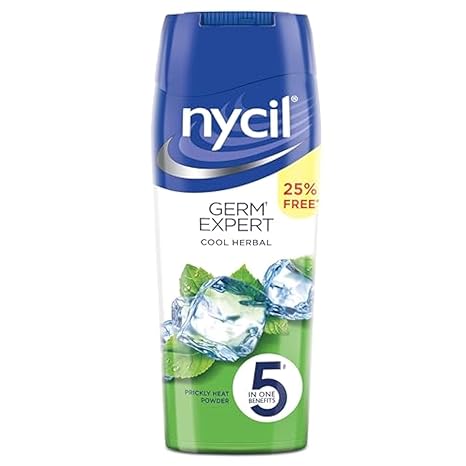 Nycil Cool Herbal Prickly Heat Powder - Neem & Pudina (150g)