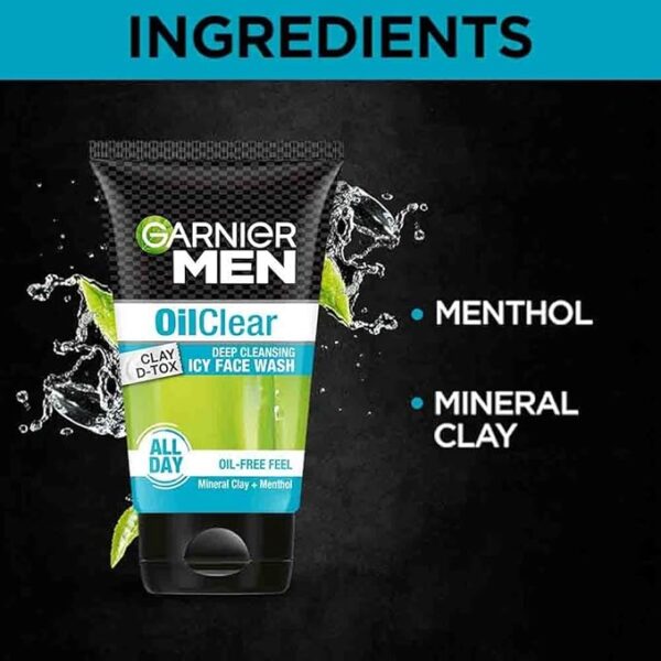 61ITT1v31jL._AC_SX679_ Garnier Men Oil Clear Face Wash, 100G 100Gm