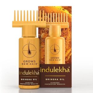 61IxF1ljJHL._SX466_ Indulekha Bringha Hair Oil Selfie Bottle, 100Ml