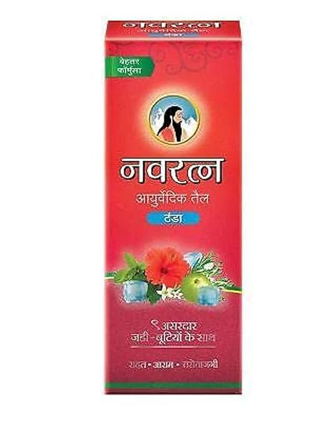 61JfhgTKJ1L._SX466_ Navratna Ayurvedic Cool Oil (180ml / 6.09 fl oz)