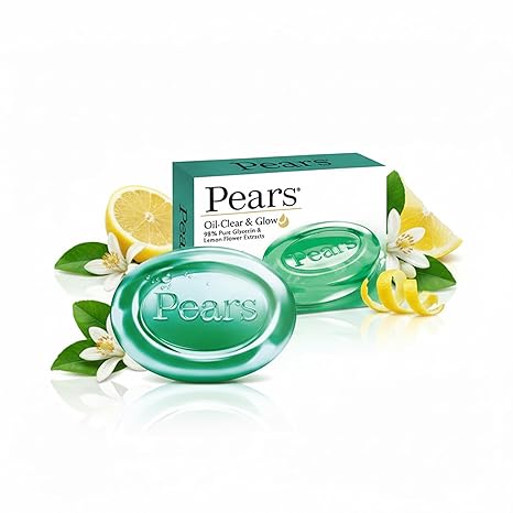 61LhuTZFHyL._SX466_ Pears Oil-Clear & Glow Soap - Lemon Flower Extracts (75g) | Pack of 3