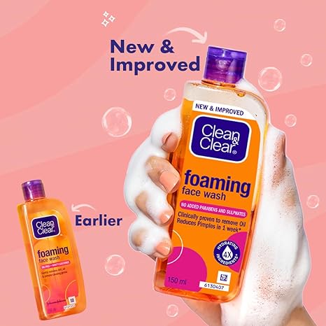 Clean & Clear Foaming Face Wash (150ml)