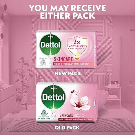 61PCFEvteIL._SX466_ Dettol Skincare Bathing Soap (125g)