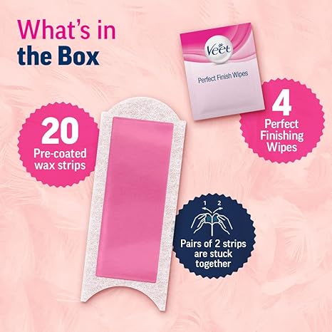 61SQvsiCPBL._SX466_ Veet Full Body Waxing Kit for Normal Skin (Wax Strips & Wipes)