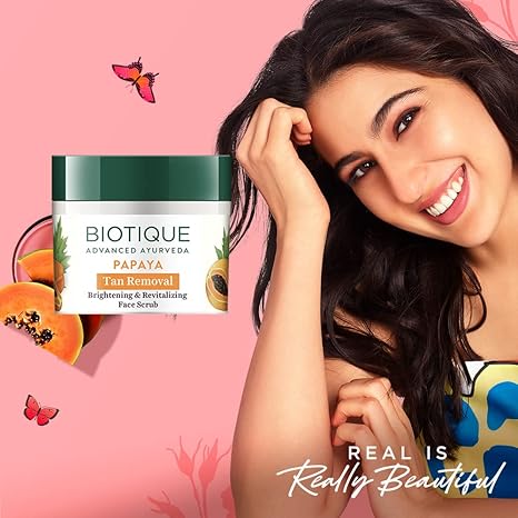 61VNW5flryL._SX466_ Biotique Bio Papaya Revitalizing Tan-Removal Scrub (75g / 2.65 fl.oz)