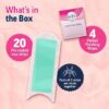 Veet Full Body Waxing Kit for Dry Skin (20 Wax Strips)