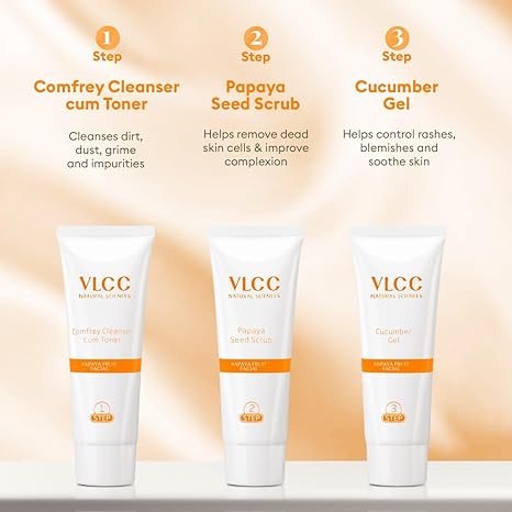 61bIN9lnqUL._SX466_ VLCC Papaya Fruit Single Facial Kit (60g)