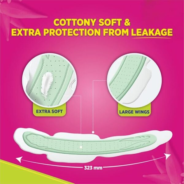 61hdGfR-XOL._AC_SX679_ Sofy Anti-Bacterial 99.9% Sanitary Pads, Super XL Plus Size (44 Napkins) - 323mm