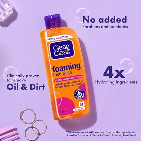 Clean & Clear Foaming Face Wash (150ml)
