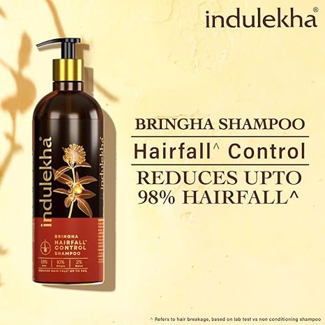 Indulekha Bringha Hairfall Control Shampoo / Hair Cleanser (180ml / 6.08 oz)