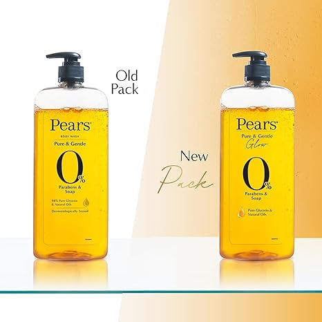 Pears Pure and Gentle Shower Gel, 250ml (Pack of 2)