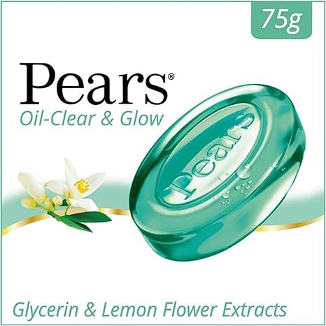 718EOWaraVL._SX466_ Pears Oil-Clear & Glow Soap - Lemon Flower Extracts (75g) | Pack of 3