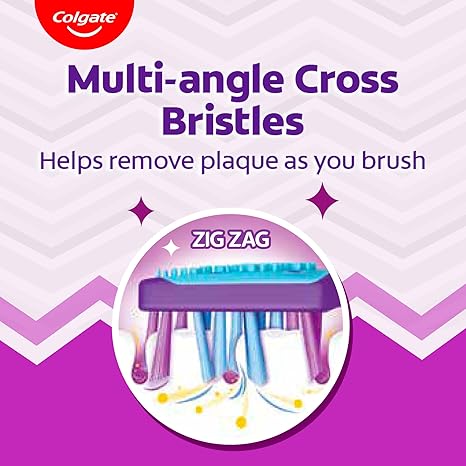 Colgate ZigZag Toothbrush - Medium (Pack of 6)