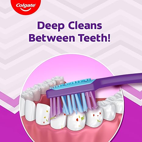 Colgate ZigZag Toothbrush - Medium (Pack of 6)