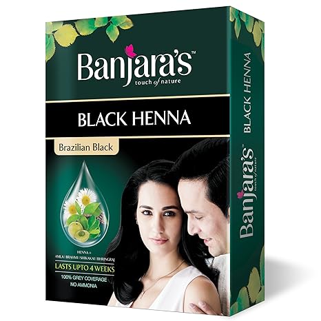 71TFG1nizIL._SX466_ Banjara's Black Henna - Brazilian Black (54g)