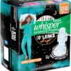 Whisper Ultra Night Sanitary Pads, XXXL Size (20 Napkins)
