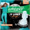 Whisper Ultra Night Sanitary Pads, XXXL Size (20 Napkins)