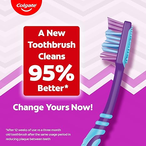 Colgate ZigZag Toothbrush - Medium (Pack of 6)