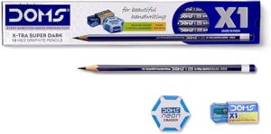 71g9ntCnpYL._AC_SX466_ Doms X1 X-Tra Super Dark Pencils Pack (10 Pencils Kit)