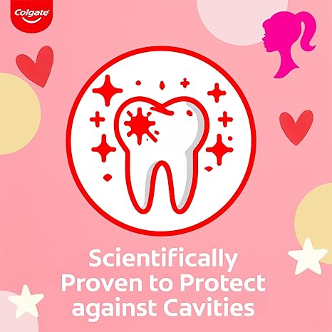 71j6y7lm27L._SX466_ Colgate Kids Barbie Red Toothpaste - 80 g
