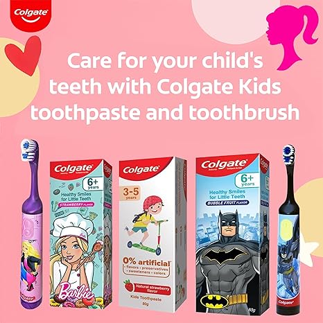 81c3T5aNxlL._SX466_ Colgate Kids Barbie Red Toothpaste - 80 g