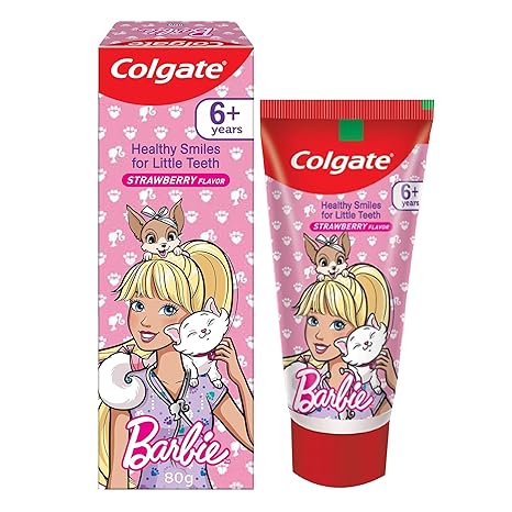 81lRBeGzVEL._SX466_ Colgate Kids Barbie Red Toothpaste - 80 g