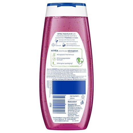 Nivea Water Lily & Oil Shower Gel (250ml)