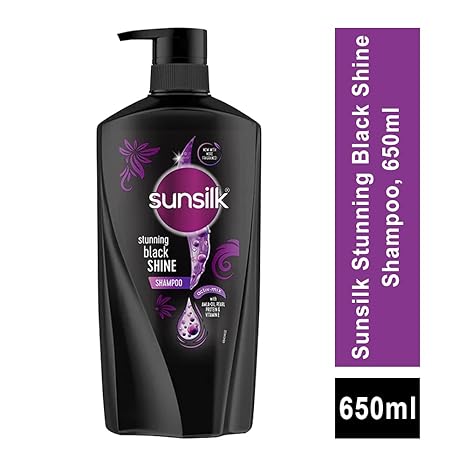Sunsilk Stunning Black Shine Shampoo (650ml)