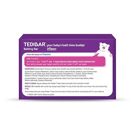 Tedibar Baby Bathing Bar (75g) | Pack of 3 (Copy)