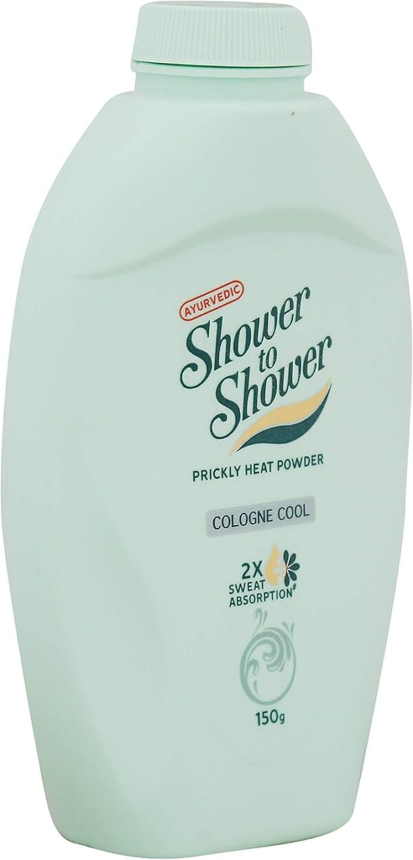 Shower To Shower Prickly Heat Powder - Cologne Cool (150g)