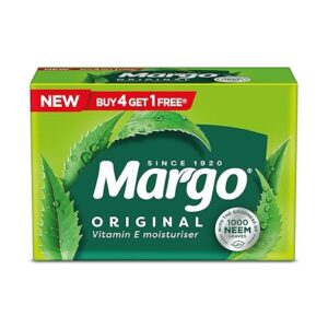 Margo Original Neem Soap (100g) | Buy 4 Get 1 Free (Value Pack)