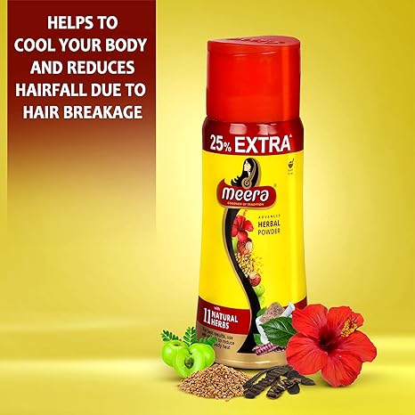Meera Advanced Herbal Hair Wash Powder (150g / 5.29 oz)