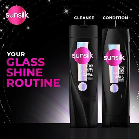 Sunsilk Stunning Black Shine Shampoo (180ml)