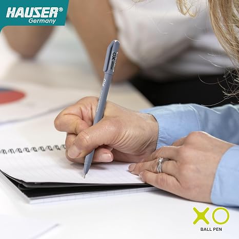 71YavnQyL0L._AC_SX466_ Hauser XO Ball Pen Blister Pack - Black Ink (Set of 10)